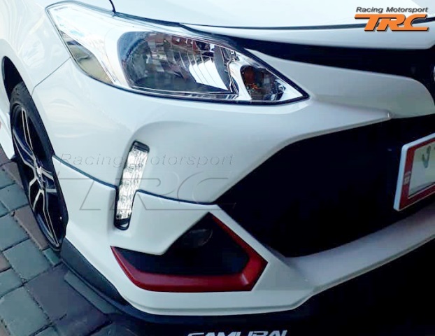 DRL VIOS 2017 ตรงรุ่น Day light LED แสงสีขาว มีสัญญาณไฟเลี้ยว By DEMON EYE #02